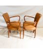 Paire de Fauteuil Club en Skaï