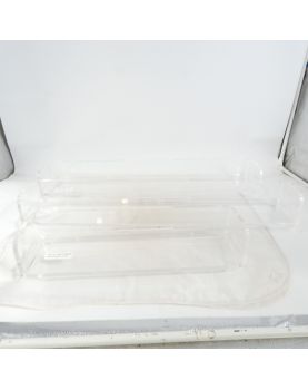 Lot de 3 Étagères Plexiglass par David LANGE