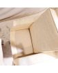 Paire de Fauteuils Tapissés Crème Pieds Compas