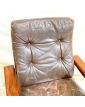 Leather Seat Armchair to Restore