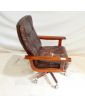 Leather Seat Armchair to Restore