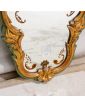 Miroir Style Louis XV Vert et Or