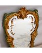Miroir Style Louis XV Vert et Or