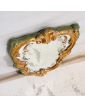 Miroir Style Louis XV Vert et Or