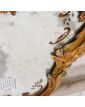Miroir Style Louis XV Vert et Or