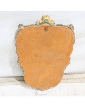 Miroir Style Louis XV Vert et Or