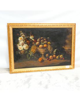 Huile sur Toile École Espagnole XVIIIe Siècle