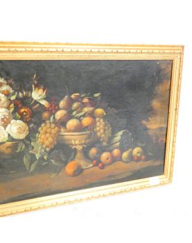 Huile sur Toile École Espagnole XVIIIe Siècle