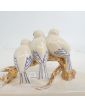 Subject with Birds in Polychrome Earthenware Signed Emile ROUFF