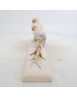 Sujet aux Oiseaux en Faïence Polychrome Signé Emile ROUFF