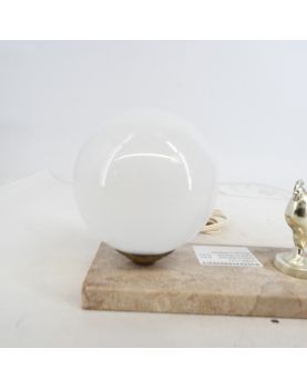 Veilleuse Petit Coq sur Socle en Marbre