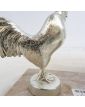 Veilleuse Petit Coq sur Socle en Marbre