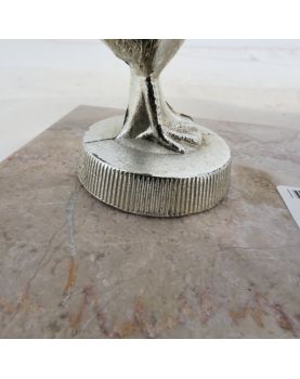 Veilleuse Petit Coq sur Socle en Marbre