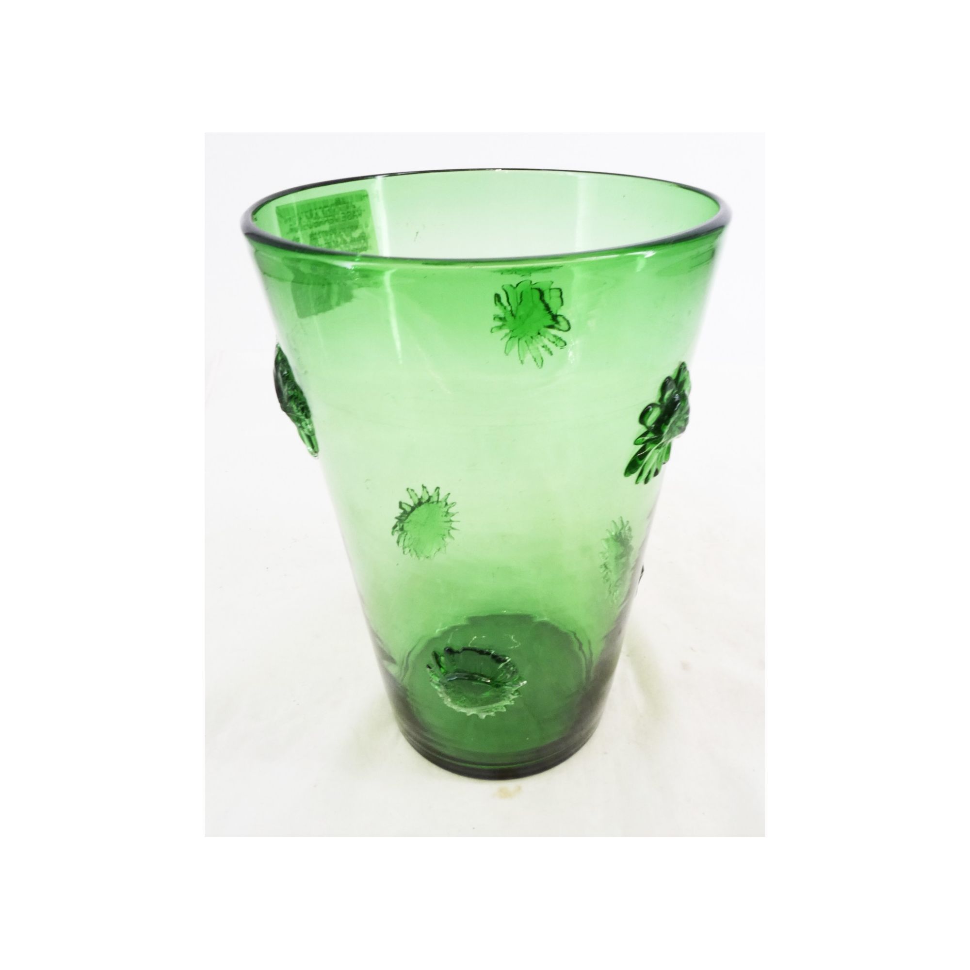 Vase en Cristal Verre Décor Fleurs Vase en Cristal Verre Décor Fleurs