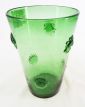 Crystal Glass Vase with Flower Decor