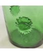 Vase en Cristal Verre Décor Fleurs