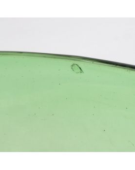 Crystal Glass Vase with Flower Decor