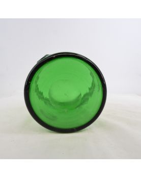 Crystal Glass Vase with Flower Decor