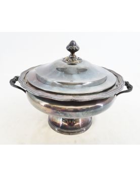 Large Vegetable in Silver metal