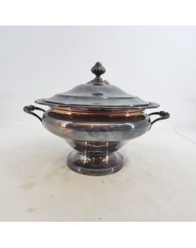 Large Vegetable in Silver metal