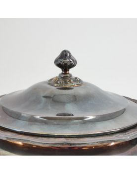 Large Vegetable in Silver metal