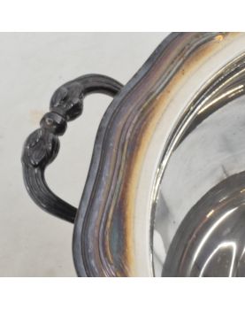 Large Vegetable in Silver metal