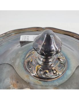 Large Vegetable in Silver metal