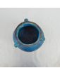 Blue Enameled Pansu Vase