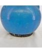 Blue Enameled Pansu Vase