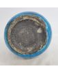 Blue Enameled Pansu Vase