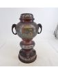 Potiche en Bronze Chinois Cloisonnée et Accidentée