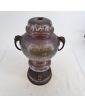 Potiche en Bronze Chinois Cloisonnée et Accidentée