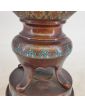 Potiche en Bronze Chinois Cloisonnée et Accidentée