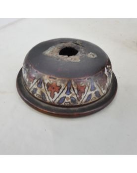 Potiche en Bronze Chinois Cloisonnée et Accidentée