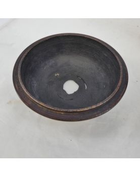 Potiche en Bronze Chinois Cloisonnée et Accidentée