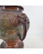 Potiche en Bronze Chinois Cloisonnée et Accidentée