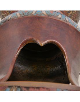 Potiche en Bronze Chinois Cloisonnée et Accidentée