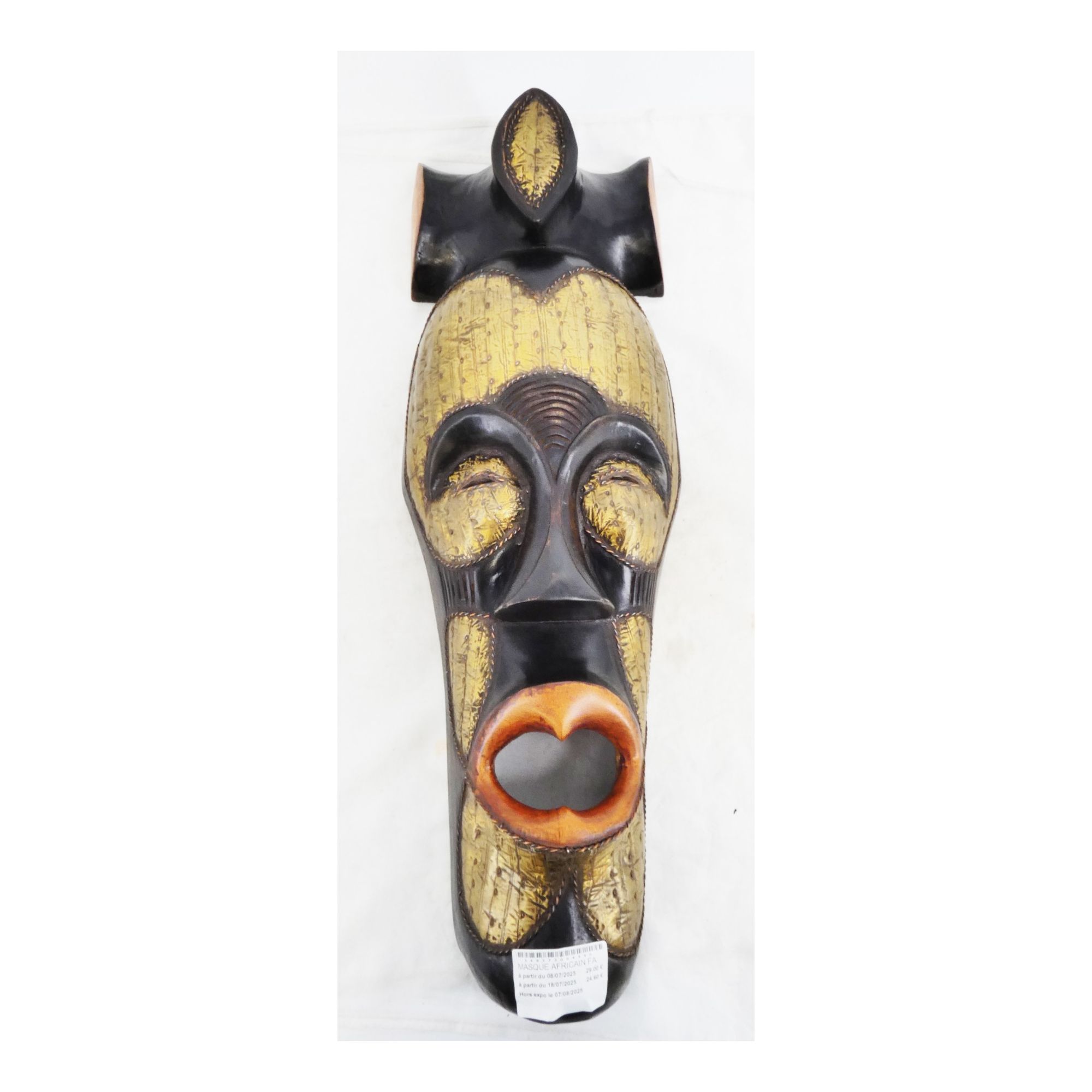 Grand Masque Africain Fang Décoratif Grand Masque Africain Fang Décoratif