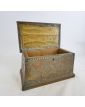 Coffret en Laiton Repoussé Décor Égypte