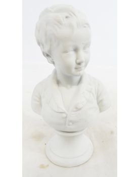 Buste d’Enfant par HOUDON en Biscuit