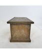 Repulsed Brass Box with Egyptian Decor