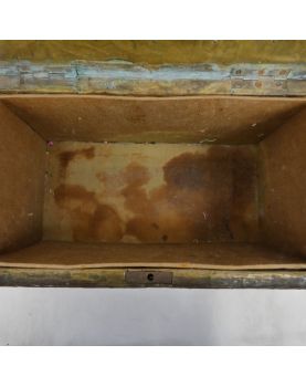 Repulsed Brass Box with Egyptian Decor