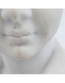 Buste d’Enfant par HOUDON en Biscuit