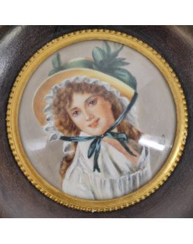 Miniature Encadrée Femme