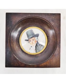 Framed Miniature Man