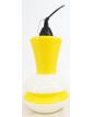 Suspension Année 70 Blanc et Jaune