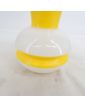70s White and Yellow Pendant Light