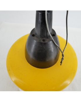 Suspension Année 70 Blanc et Jaune