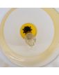 70s White and Yellow Pendant Light