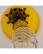 70s White and Yellow Pendant Light